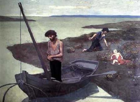 Pierre Puvis de Chavannes The Poor Fisherman Germany oil painting art